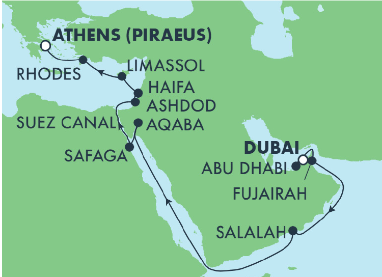 Greece, Egypt, Jordan & Israel Cruise