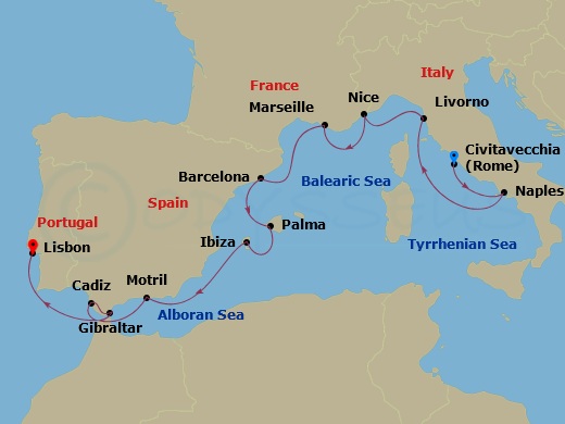 Italy, France & Spain